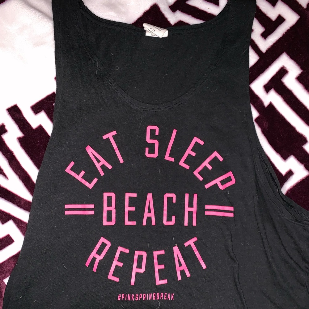 Victoria secret pink crop top tank top women’s